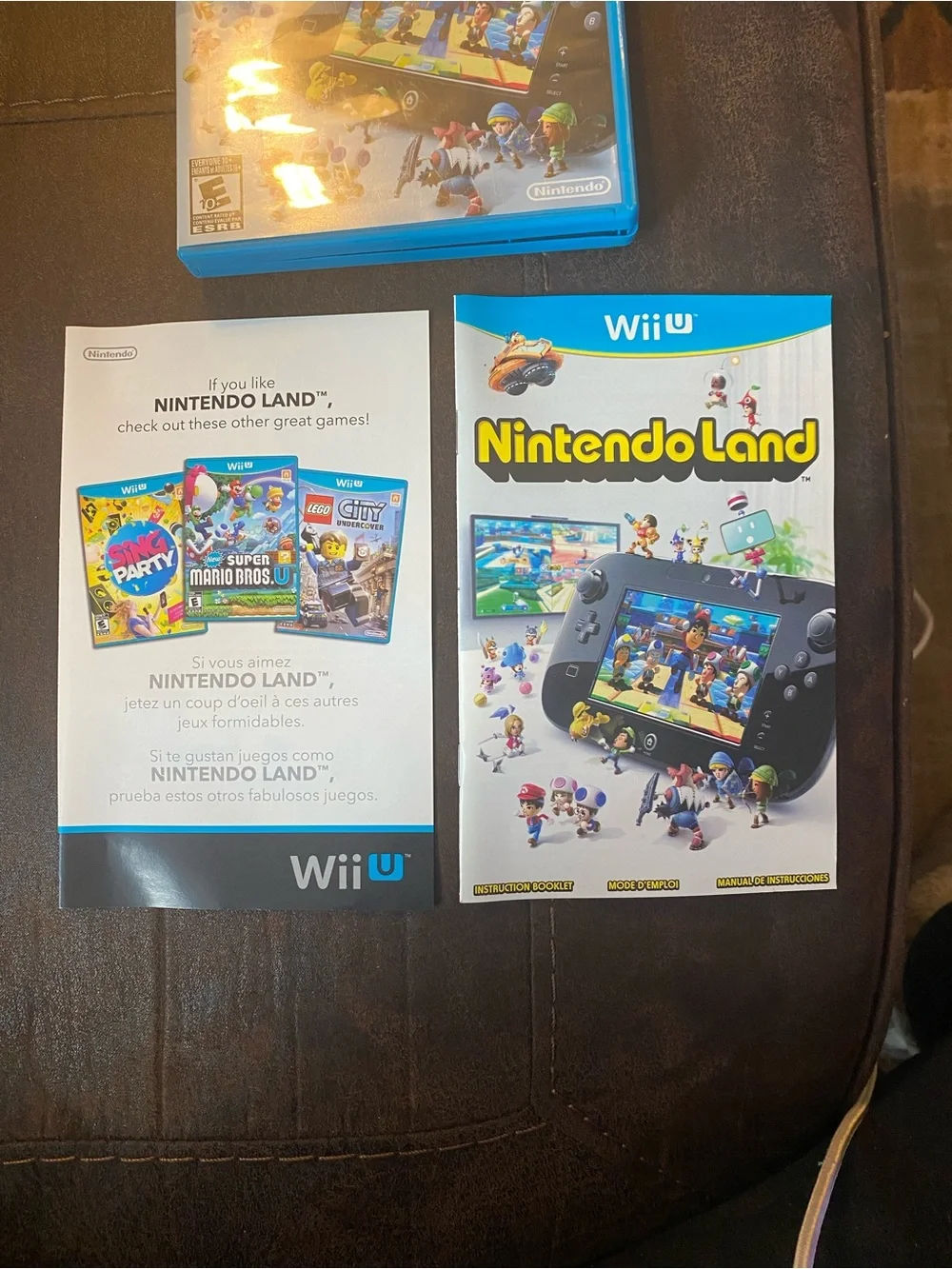 Nintendo Nintendo Land Wii U Action Adventure Party E10+ NTSC-U/C 2012 Manual